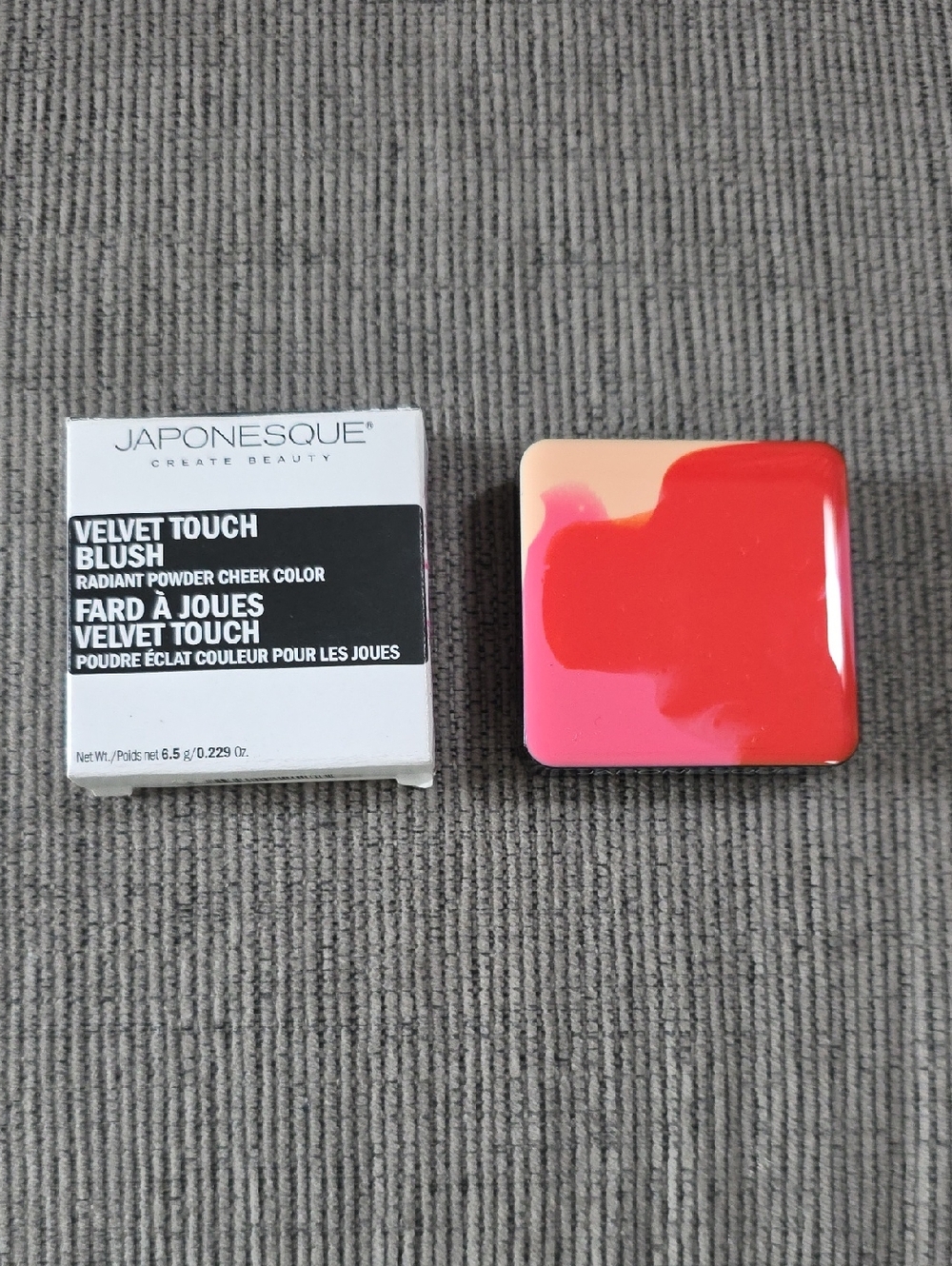 Japonesque Velvet Touch Blush, New, Shade #4, 6.5g.